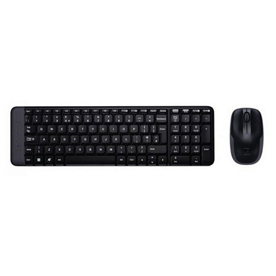 Комплект (клавиатура, мышь) беспроводной Logitech MK220 Black USB (920-003168)