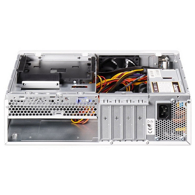 Корпус Chieftec UNI BE-10W-300 mATX , БЖ 300W, SLIM FF WHITE