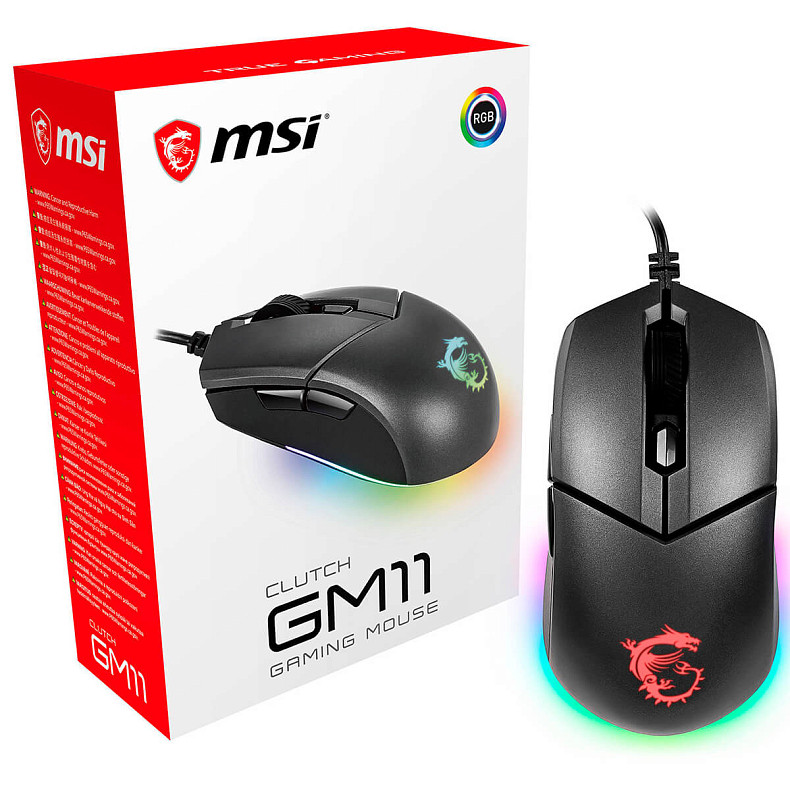 Мишка MSI Clutch GM11 Black GAMING Mouse