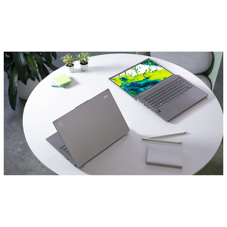 Ноутбук Acer Aspire 14 A14-52M 14" WUXGA OLED, Intel U5-226V, 16GB, F512GB, UMA, Win11, сірий