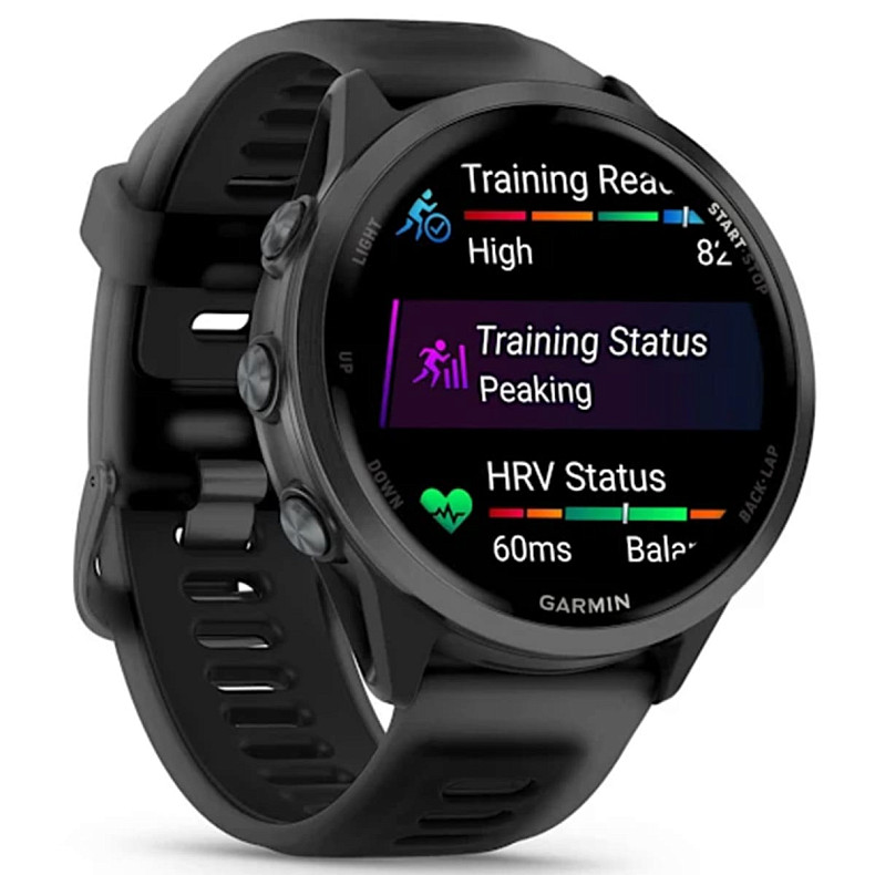 Спортивные часы Garmin Forerunner 570 47mm Slate Gray Aluminum with Translucent Black/Black Band (010-02971-00)