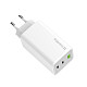 Сетевое зарядное устройство ColorWay GaN Mini 100W PD Port PPS USB (USB-2C1A) White (CW-CHS061PD-WT)
