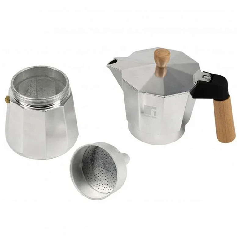 Кофеварка гейзерная Bergner Coffee & tea lovers, 6 чашек (BG-38197-MM-6)