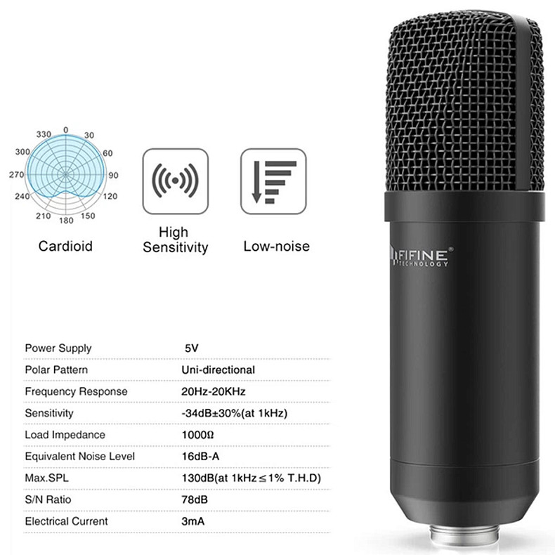 Мікрофон Fifine T730
