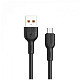 Кабель SkyDolphin S03V USB - microUSB 1м, Black (USB-000420)