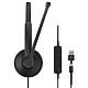 Гарнитура EPOS IMPACT 100 MS Stereo USB-C+A Black (1001421)