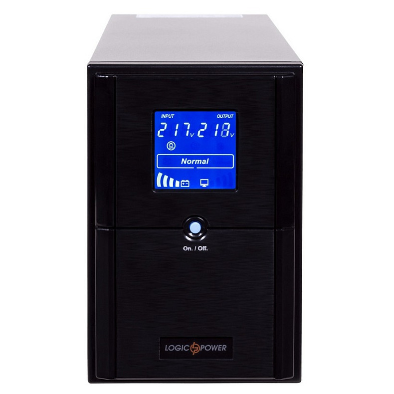 ІБП LogicPower LPM-UL1100VA, Lin.int., AVR, 3 x евро, USB, метал