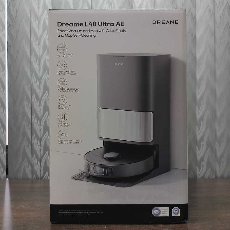 Робот-пилосос миючий Dreame L40 Ultra AE Black - Уцінка
