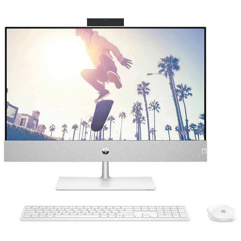 Моноблок HP Pavilion 24-ca2008ru AiO i5-13400T/16Gb/SSD512Gb/RTX 3050 4GB/WiFi/Cam/K&M/DOS