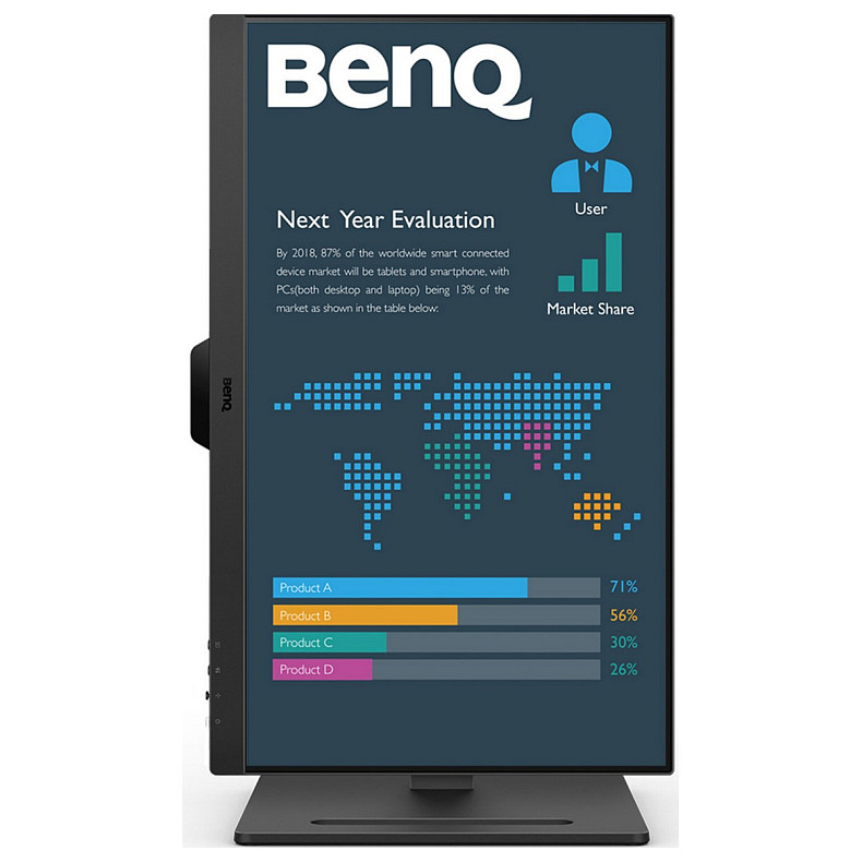 Монитор 23.8" BenQ BL2490T, IPS, 100Гц, 2хHDMI, DP, HAS, колонки, черный