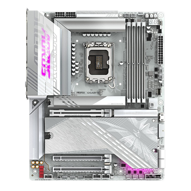 Материнська плата Gigabyte Z890 Aorus Elite X Ice Socket 1851