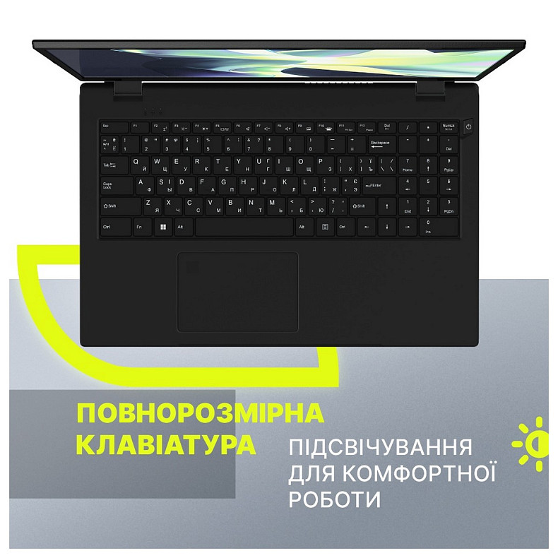 Ноутбук Prologix M15-720 (PLT.15І316S5.W11PE.014) Black