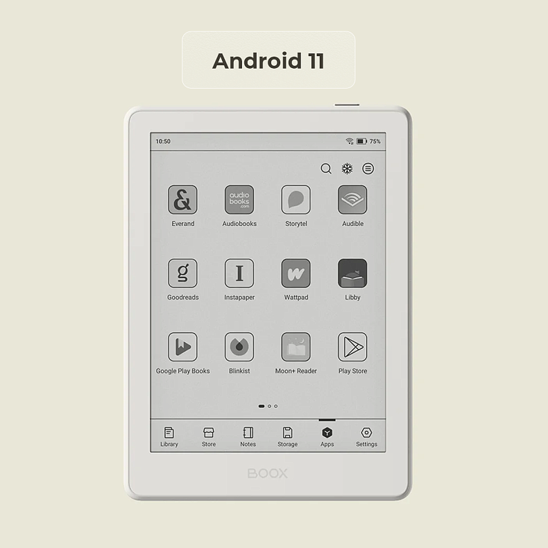 Електронна книга BOOX Go 6 (Gen II) Custard