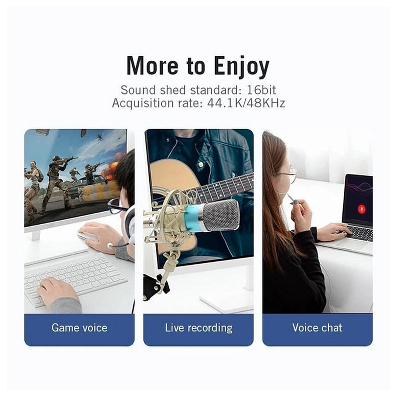 Звукова плата USB Vention Audio USB - 1х3,5 мм jack 4pin Metal (OMTP-CTIA)