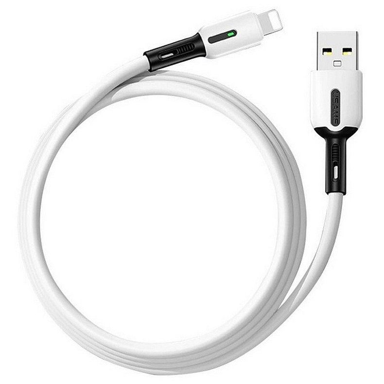 Кабель Usams US-SJ456 USB - Lightning, 2 м, White (SJ456USB01)