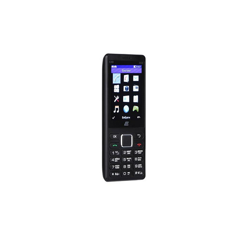 Мобільний телефон 2E E280 2022 Dual Sim Black (688130245210)