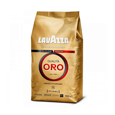 Кофе в зернах Lavazza Qualita Oro (100% арабика) 1 кг
