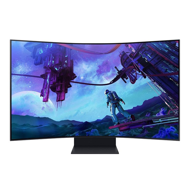 Монітор Samsung 57" Odyssey ARK 2nd Gen. G97NC HDMI, DP, USB, BT, VA, 3840x2160, 165Hz, 1ms