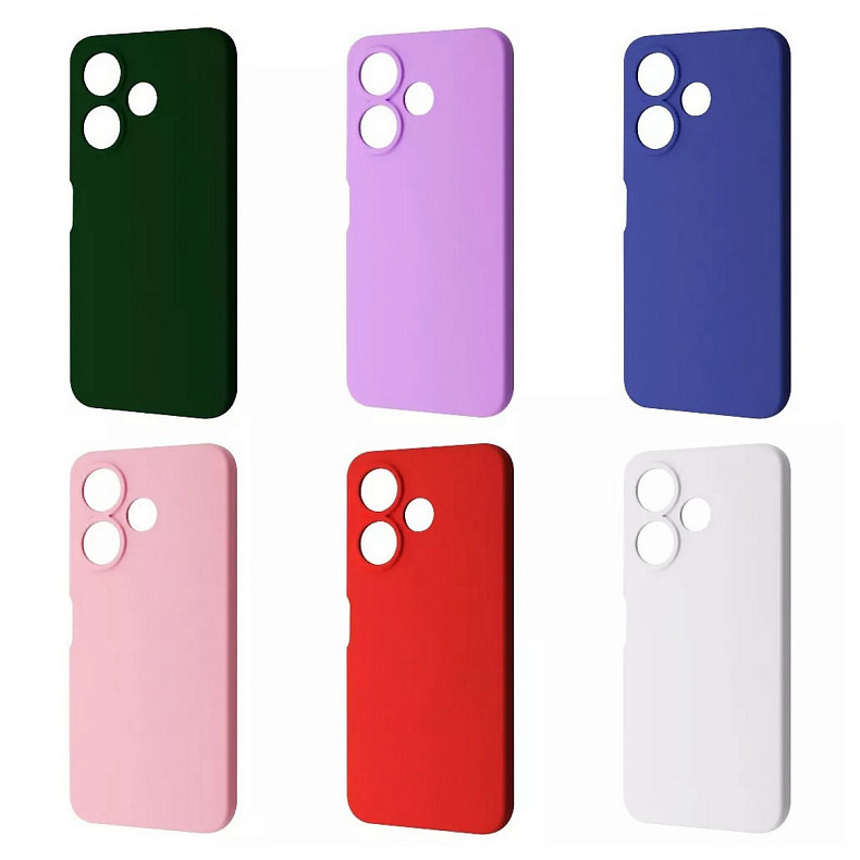 Чeхол-накладка Wave Full Silicone Cover для Xiaomi Redmi 13 4G/Poco M6 4G/Note 13R White