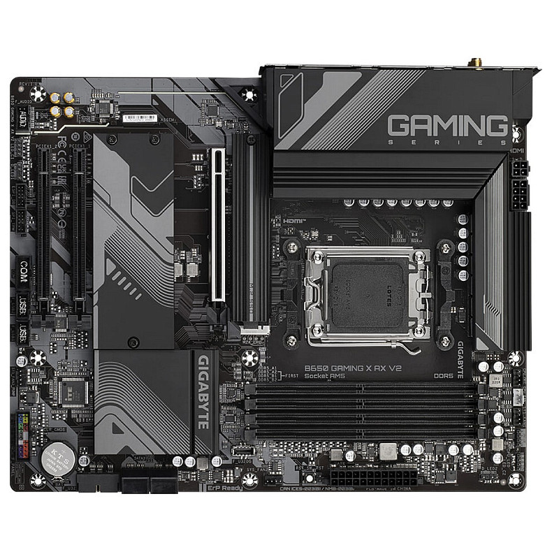 Материнська плата GIGABYTE B650 GAMING X AX V2 sAM5 B650 4xDDR5 M.2 HDMI DP ATX