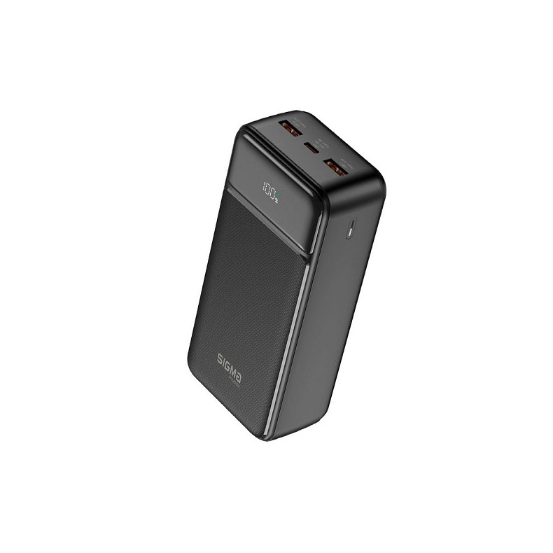 Универсальная мобильная батарея Sigma mobile X-Power SI30A4QL 30000mAh Black (4827798787311)