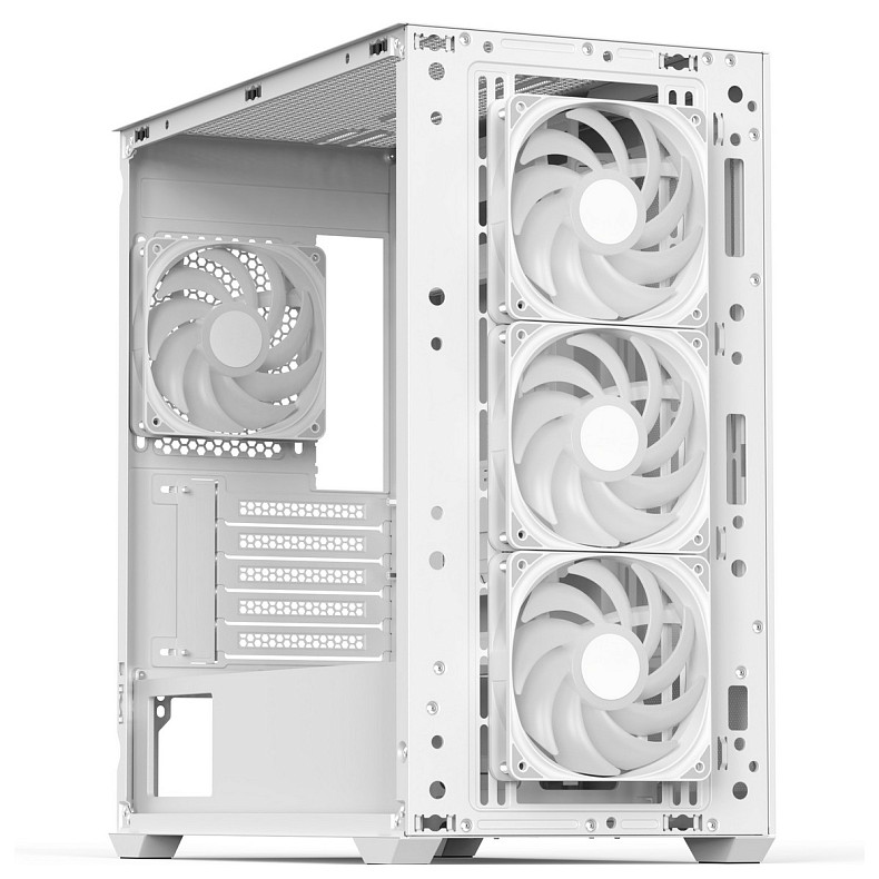 Корпус AeroCool D302A-G-WT-v1 (ACCS-DS04043.21) White без БП