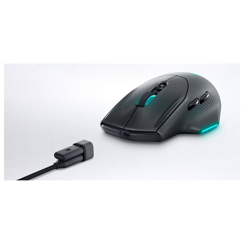 Мышь Dell Alienware Wireless Gaming Mouse - AW620M - Dark Side of the Moon