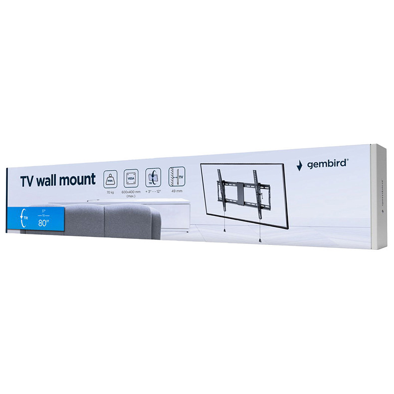 Кріплення для TV Gembird WM-80T-01