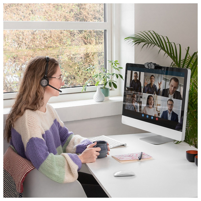 Наушники с микрофоном Sandberg Wireless Office Headset Pro+