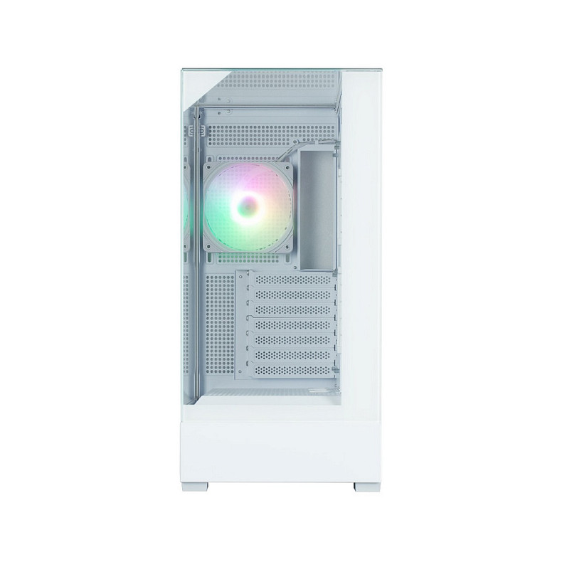 Корпус Zalman P40 Prism Plus, без БЖ, 2xUSB3.0, 1xUSB Type-C, 3x120мм ARGB Reverse, 1x120мм ARGB, VGA 420мм white