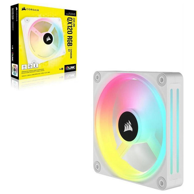 Вентилятор Corsair iCUE Link QX120 RGB PWM White (CO-9051005-WW)