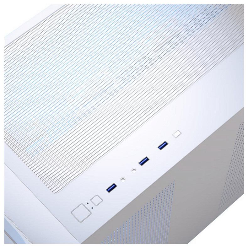 Корпус AeroCool P300C-G-WT-v1 (ACCS-PN02033.21) White без БП