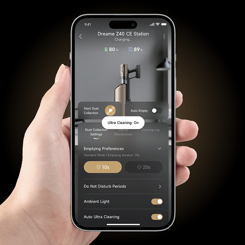 Беспроводной пылесос Dreame Z30 Slim Station