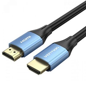 Кабель HDMI M - M,10.0 м, V2.0, 4K 60Гц, Aluminum Alloy Blue Vention