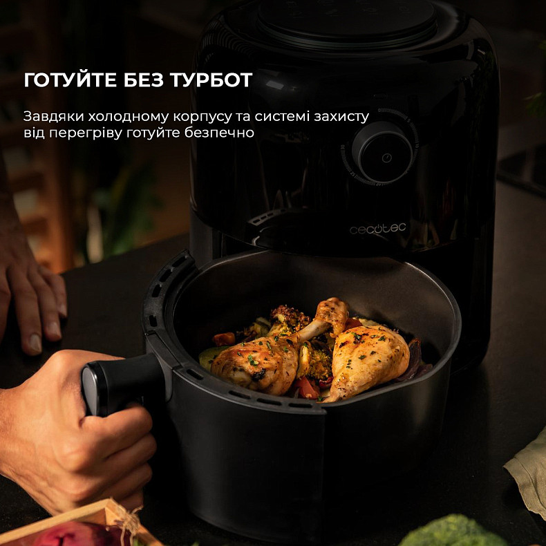 Мультипечь (аэрогриль-фритюрница) CECOTEC Cecofry Pixel 2500