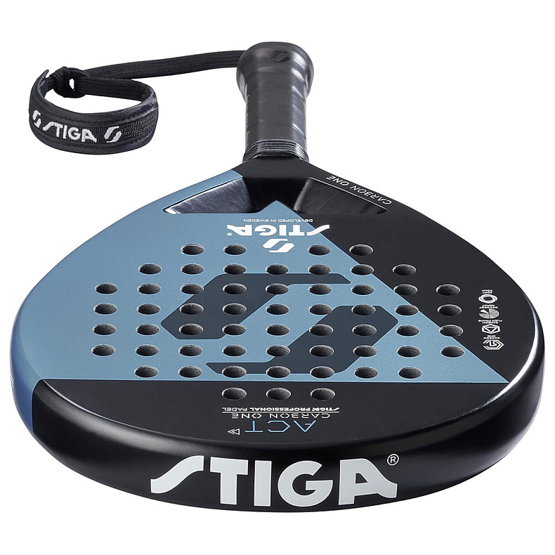 Ракетка для падел тенісу Stiga Racket ACT Black/Blue (2202-0916-01)