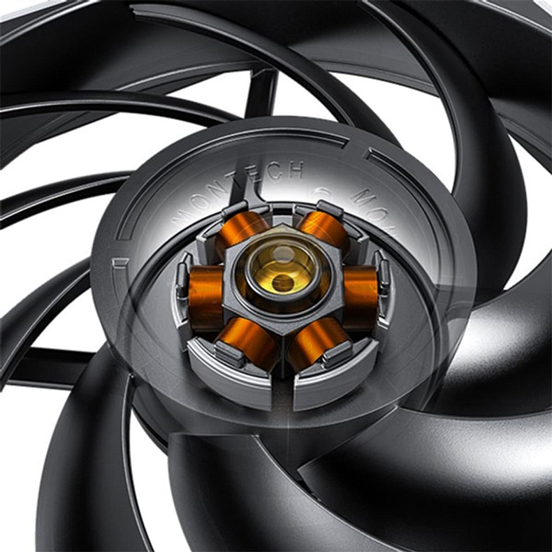 Вентилятор для корпусу Montech 120MM METAL 120 PWM