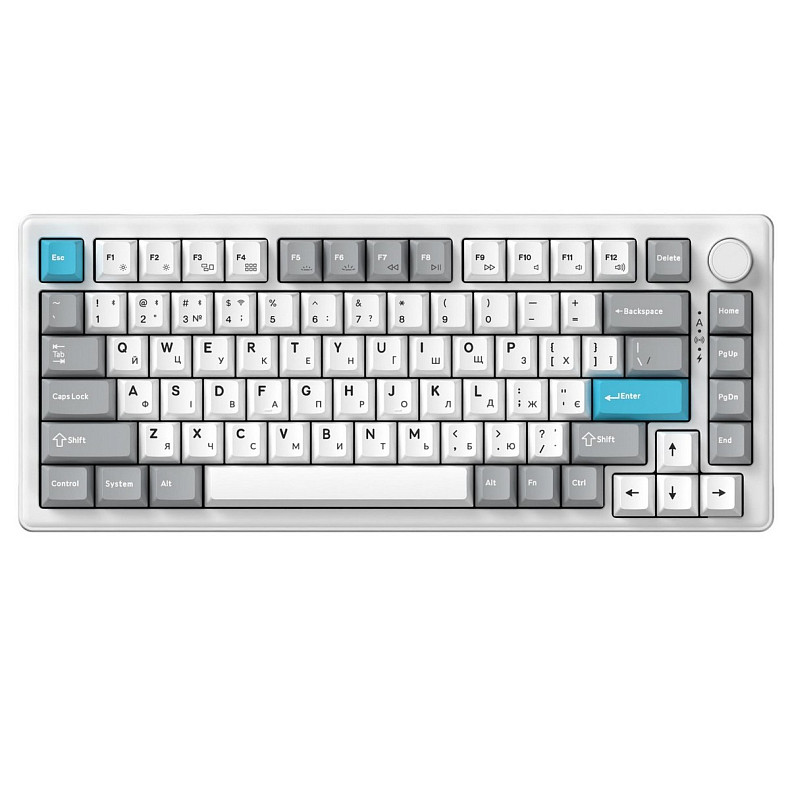 Клавиатура GamePro Asgard Yord Keychron Super Red Switch White (MK266WH)