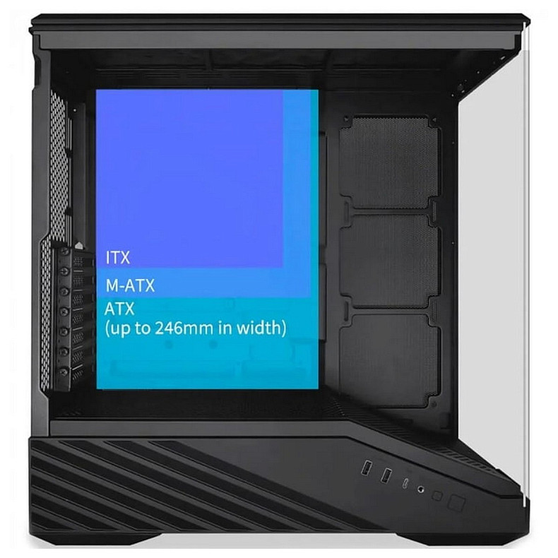 Корпус Lian Li Vector V100R Black (G99.V100RX.01)