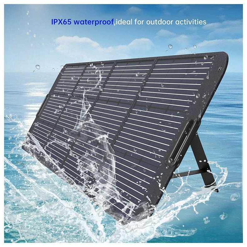 Солнечная панель Choetech 200W DC200W, 1*USB QC3.0 18W,1*USB-C PD3.0 45W, 1xUSBA 12W (243x53см)