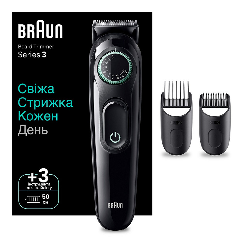 Тример BRAUN Електр тример BeardTrimmer BT3411