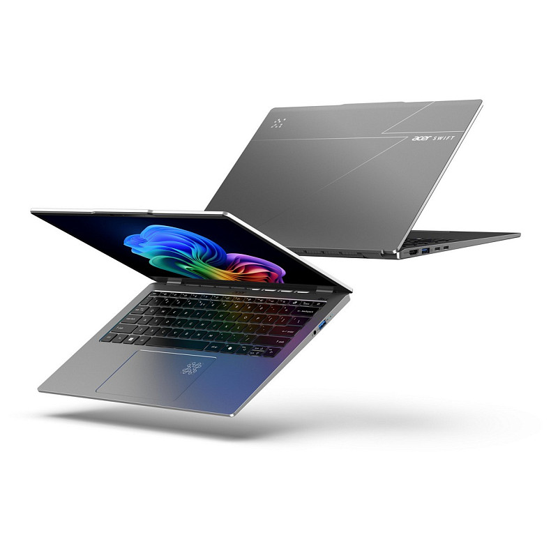 Ноутбук Acer Swift Go 14 SFG14-64 14" WUXGA OLED, AMD R7-350, 32GB, F1TB, UMA, Win11, сріблястий