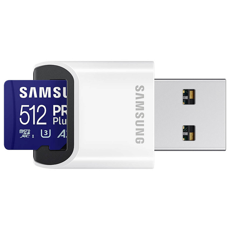 Карта пам'яті SAMSUNG MICRO SDXC PRO+ 512GB W/ADAPT. MB-MD512SB/WW