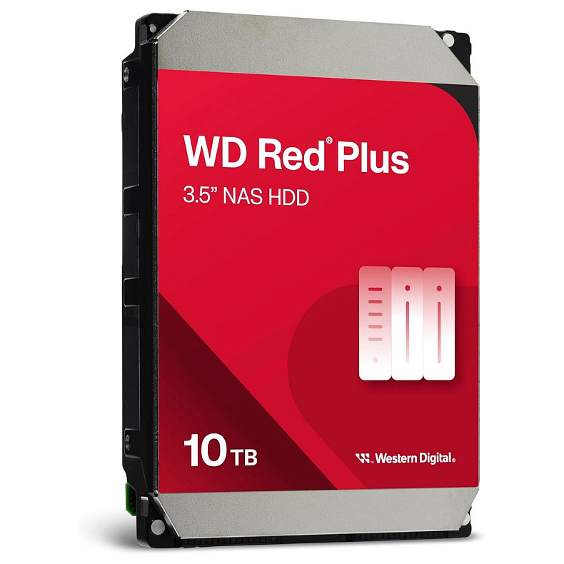 Жорсткий диск WD Red Plus NAS 10TB 3.5" 7200 512MB SATA
