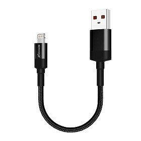 Кабель Grand-X USB-Lightning, Cu, 0.2м, Power Bank, Black (FM-20L)