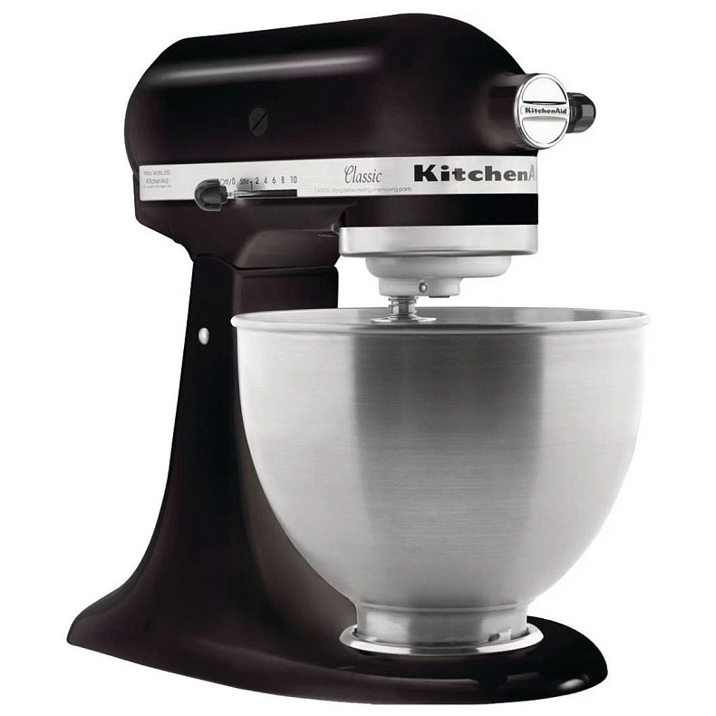 Кухонный комбайн KitchenAid CLASSIC 4,3 л 5K45SSEOB с откидным блоком черный