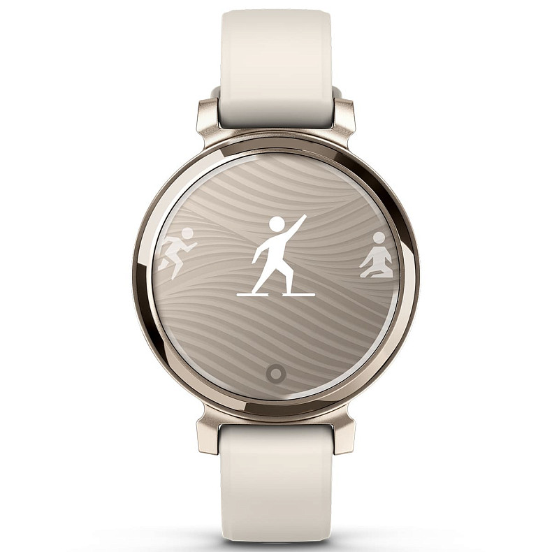 Спортивные часы GARMIN Lily 2 Active Lunar Gold with Bone Silicone