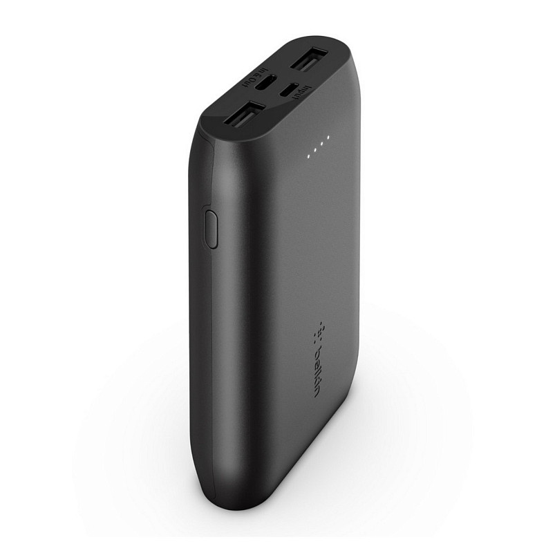 Универсальная мобильная батарея Belkin 10000mAh, 15W Dual USB-A, USB-C, black