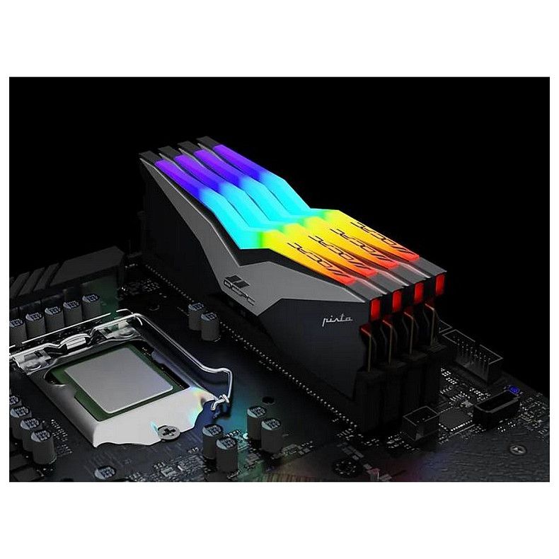 ОЗУ DDR5 64Gb 5200MHz (2*32Gb) OCPC PISTA RGB C40 Titan, Retail Kit