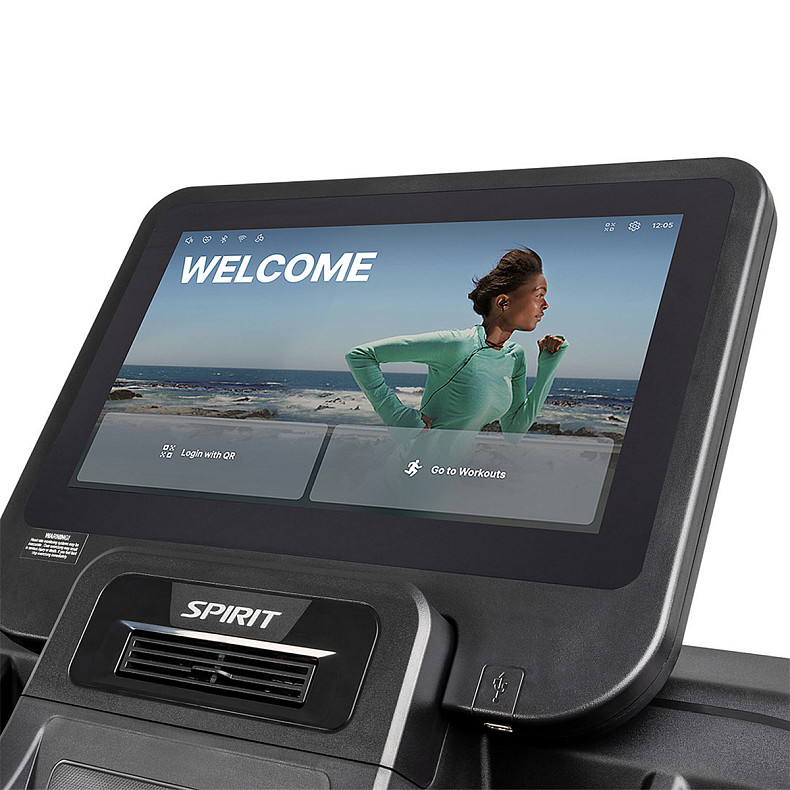 Бігова доріжка мультимедійна 15,6 консоль Spirit CT800ENT+